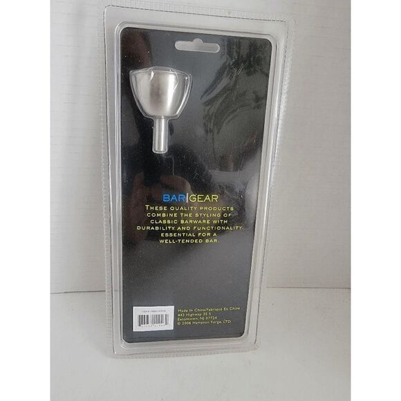 Bar Gear Stainless Steel Flask & Funnel Set NWOT - Picture 2 of 2